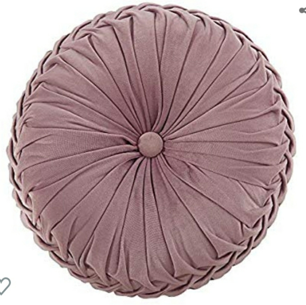 Velvet Round Throw Pillows